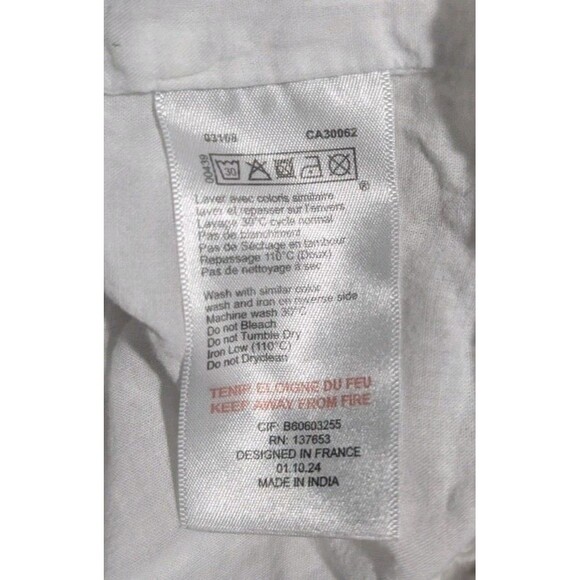 Tartine et Chocolat Paris Sleeveless Dress Girls Size 6 A White Sundress Floral - Picture 4 of 9